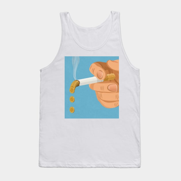 Cigarette Tank Top by John Holcroft